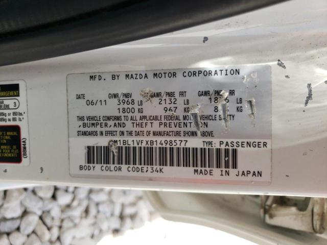 Photo 10 from auction – 2011 MAZDA 3 I with VIN JM1BL1VFXB1498577