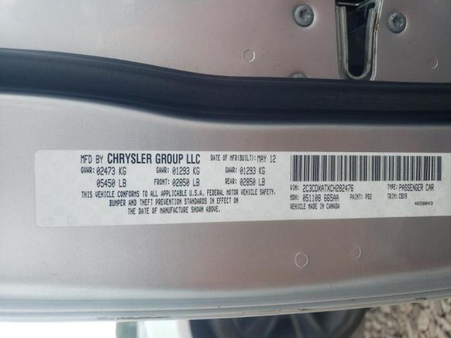 Photo 10 from auction – 2012 DODGE CHARGER PO with VIN 2C3CDXATXCH282476