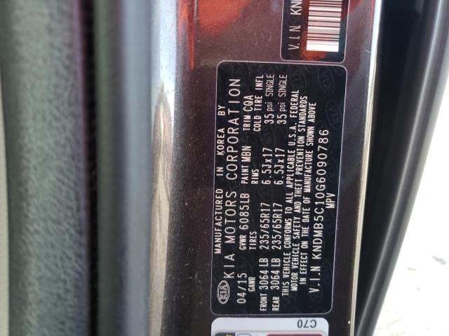 Photo 10 from auction – 2016 KIA SEDONA LX with VIN KNDMB5C10G6090786