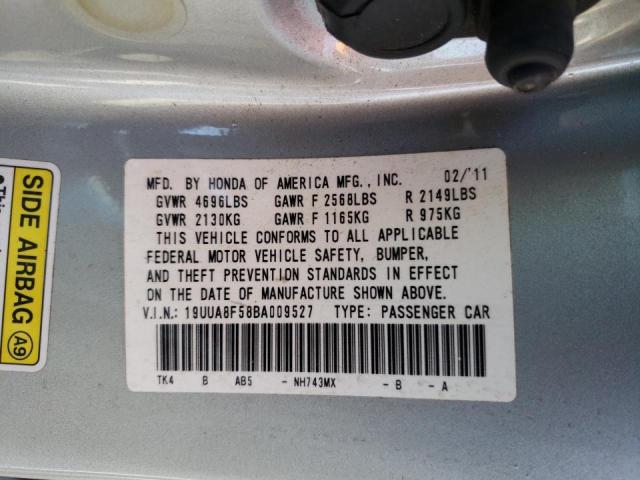 Photo 10 from auction – 2011 ACURA TL with VIN 19UUA8F58BA009527