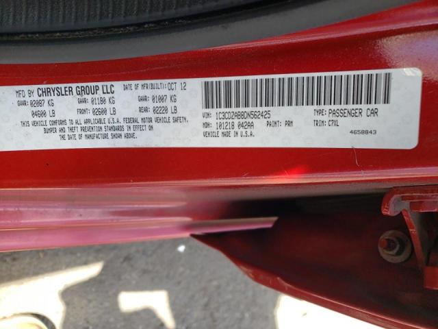 Photo 10 from auction – 2013 DODGE AVENGER SE with VIN 1C3CDZAB8DN562425