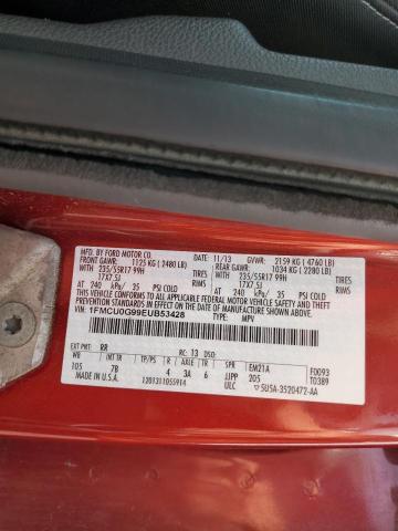 Zdjęcie 10 z aukcji – 2014 FORD ESCAPE SE z VIN 1FMCU0G99EUB53428