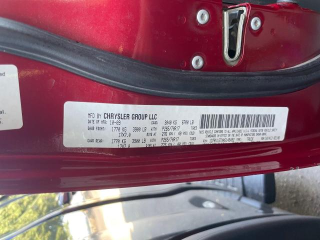 Photo 10 from auction – 2010 DODGE RAM 1500 with VIN 1D7RV1GTXAS145492