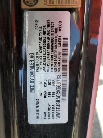 Photo 10 from auction – 2012 SMART FORTWO PUR with VIN WMEEJ3BA0CK569788