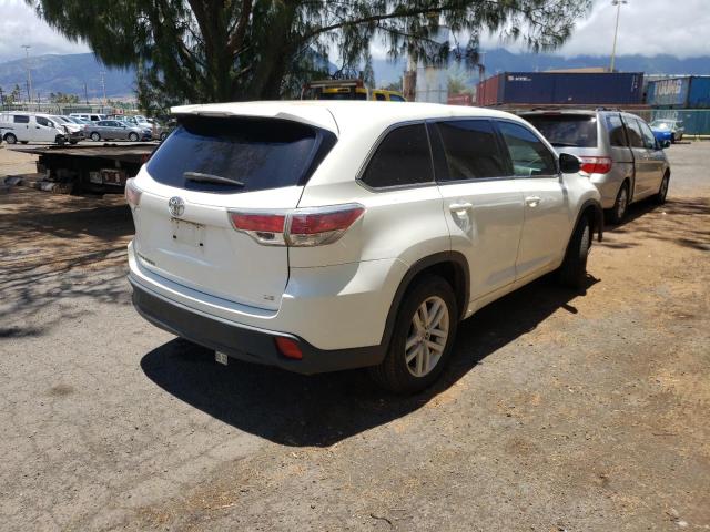 Photo 4 from auction – 2014 TOYOTA HIGHLANDER with VIN 5TDZARFH4ES006930