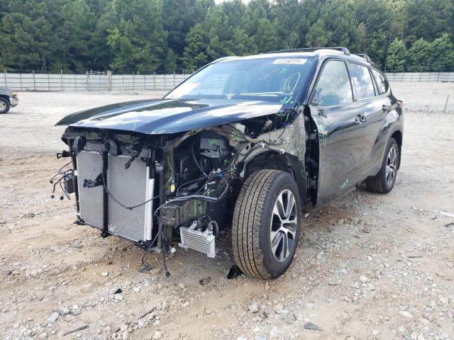 Photo 2 from auction – 2021 TOYOTA HIGHLANDER with VIN 5TDGZRBH4MS542362