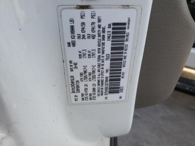 Photo 10 from auction – 2003 DODGE RAM 2500 S with VIN 3D7KA28613G738440