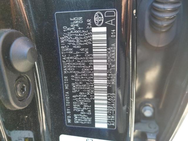 Photo 10 from auction – 2010 TOYOTA COROLLA MA with VIN 2T1KU4EEXAC479883