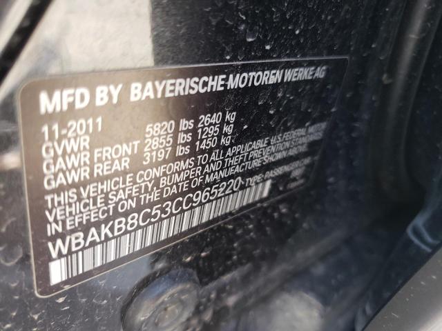 Photo 10 from auction – 2012 BMW 750 LI with VIN WBAKB8C53CC965220
