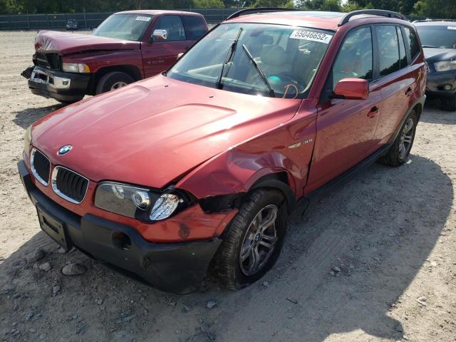 Photo 2 from auction – 2005 BMW X3 3.0I with VIN WBXPA93405WD21030