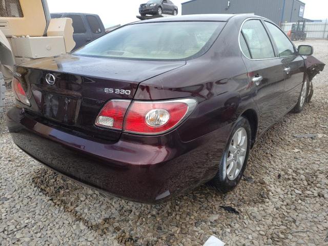 Photo 4 from auction – 2004 LEXUS ES 330 with VIN JTHBA30G940020093