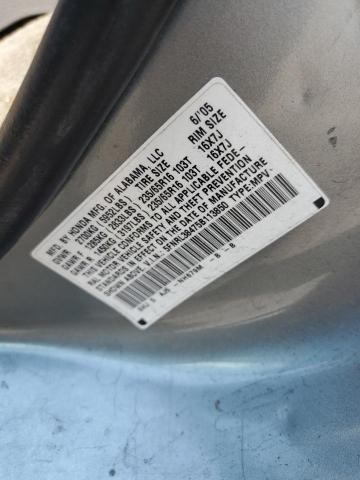 Photo 10 from auction – 2005 HONDA ODYSSEY EX with VIN 5FNRL38475B113850