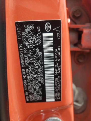 Photo 10 from auction – 2012 TOYOTA PRIUS C with VIN JTDKDTB32C1030038