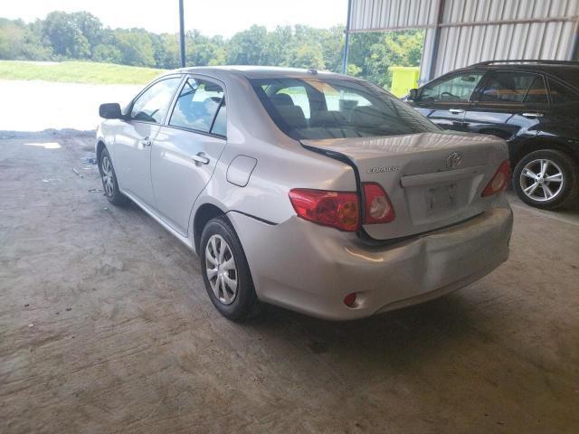Photo 3 from auction – 2009 TOYOTA COROLLA BA with VIN JTDBL40E79J045849