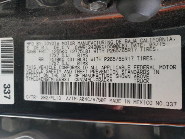 Photo 10 from auction – 2015 TOYOTA TACOMA DOU with VIN 3TMLU4EN9FM186933