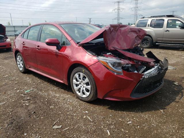 TOYOTA COROLLA LE 2022 with VIN JTDEPMAE5NJ197154 - Photo from auction
