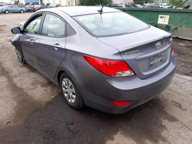 Photo 3 from auction – 2017 HYUNDAI ACCENT SE with VIN KMHCT4AE1HU288679