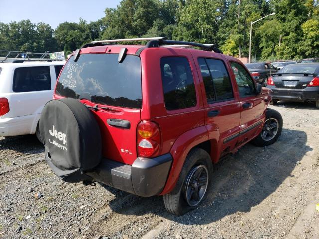 Photo 4 from auction – 2004 JEEP LIBERTY SP with VIN 1J4GL48K04W315834