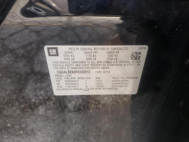 Photo 10 from auction – 2015 GMC TERRAIN SL with VIN 2GKALSEK6F6300812