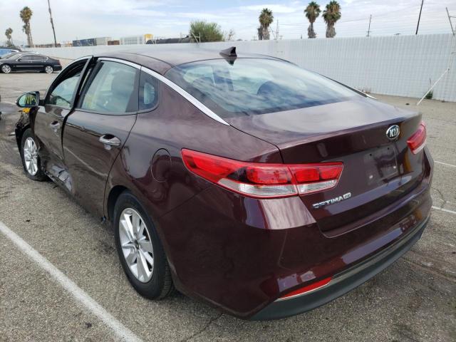 Photo 3 from auction – 2016 KIA OPTIMA LX with VIN 5XXGT4L35GG093917