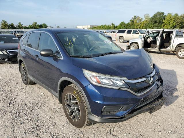 Photo 1 from auction – 2016 HONDA CR-V SE with VIN 2HKRM3H48GH533232