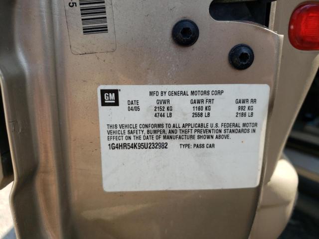Photo 10 from auction – 2005 BUICK LESABRE LI with VIN 1G4HR54K95U232982