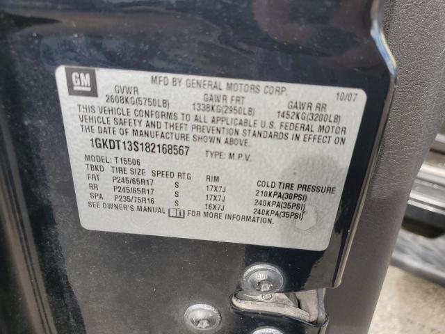 Photo 10 from auction – 2008 GMC ENVOY with VIN 1GKDT13S182168567