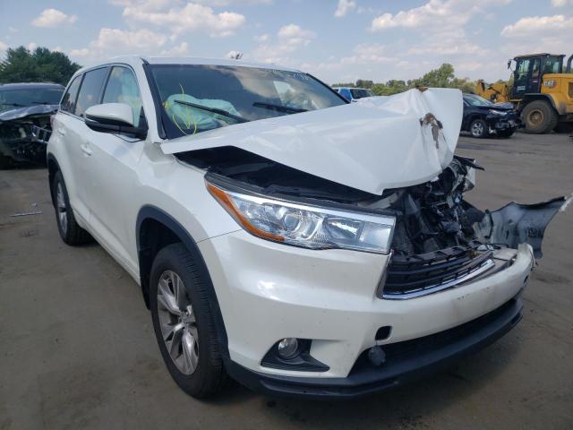 TOYOTA HIGHLANDER 2015 with VIN 5TDBKRFH1FS095775 - Photo from auction