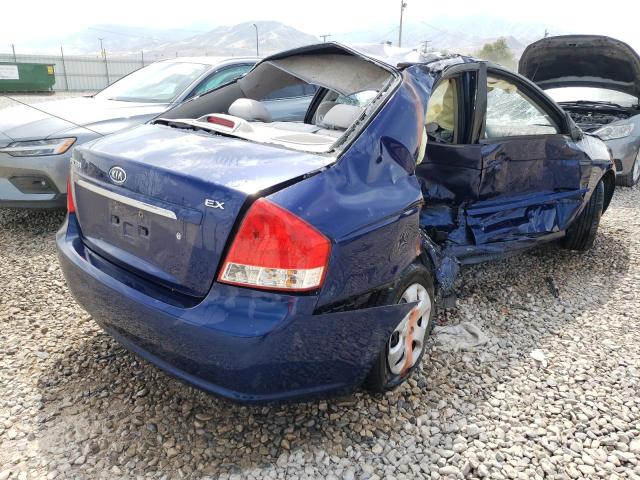 Photo 4 from auction – 2009 KIA SPECTRA EX with VIN KNAFE222195637692