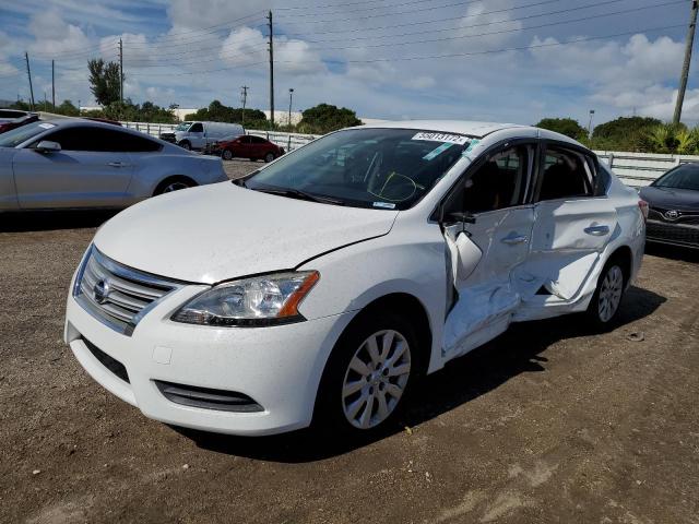 Photo 2 from auction – 2015 NISSAN SENTRA S with VIN 3N1AB7AP6FL657399