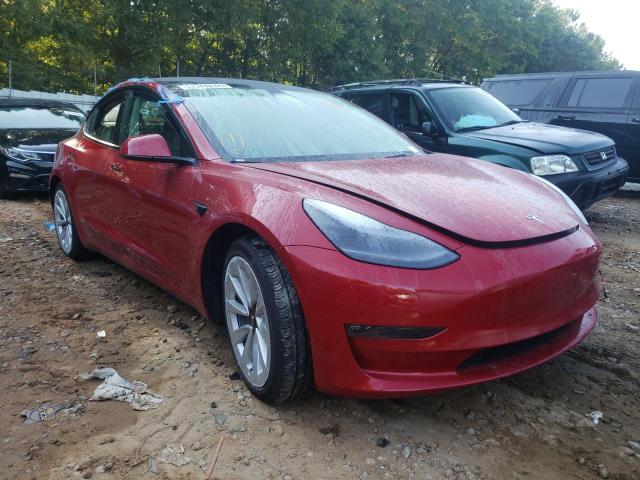 TESLA MODEL 3 2022 with VIN 5YJ3E1EB2NF185109 - Photo from auction