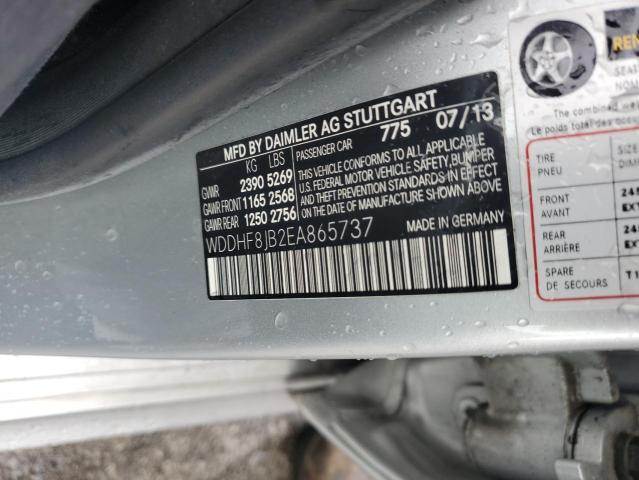 Photo 10 from auction – 2014 MERCEDES-BENZ E 350 4MAT with VIN WDDHF8JB2EA865737
