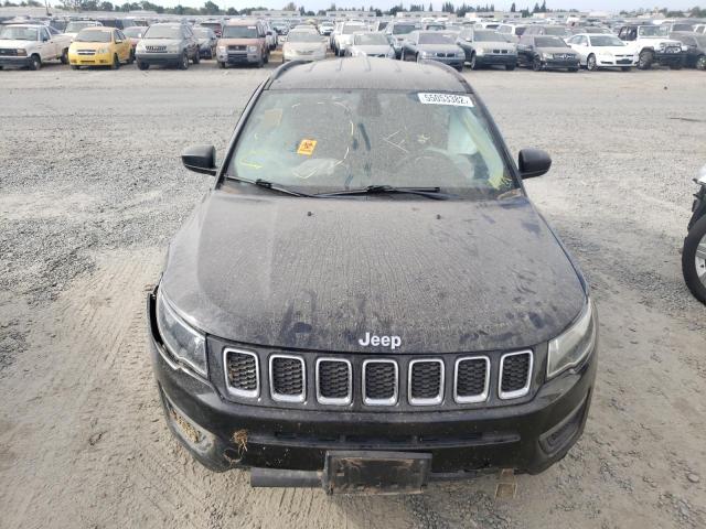 Photo 9 from auction – 2018 JEEP COMPASS SP with VIN 3C4NJCAB3JT123221