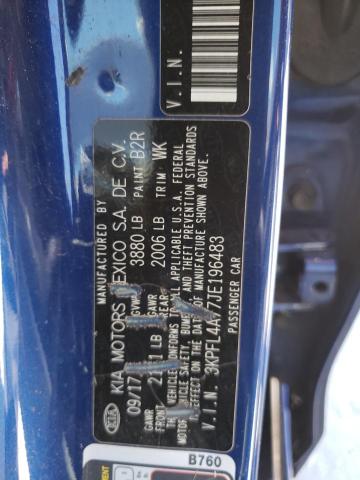 Photo 10 from auction – 2018 KIA FORTE LX with VIN 3KPFL4A77JE196483