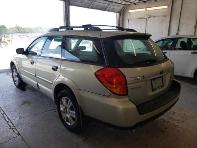 Photo 3 from auction – 2005 SUBARU LEGACY OUT with VIN 4S4BP61C257370120