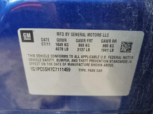 Photo 10 from auction – 2012 CHEVROLET CRUZE LS with VIN 1G1PC5SH7C7111459