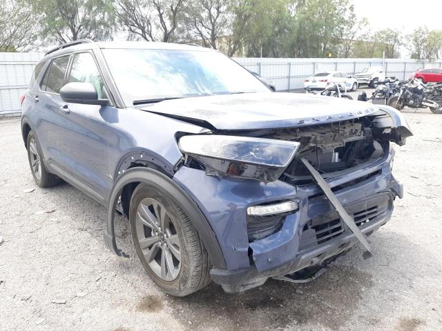 FORD EXPLORER X 2021 with VIN 1FMSK7DH7MGA16765 - Photo from auction