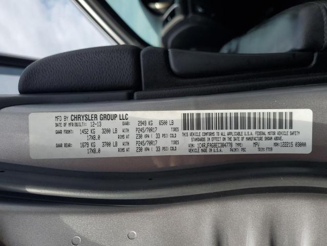 Photo 10 from auction – 2014 JEEP GRAND CHER with VIN 1C4RJFAG8EC384778