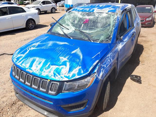 Photo 9 from auction – 2020 JEEP COMPASS SP with VIN 3C4NJCAB6LT230427