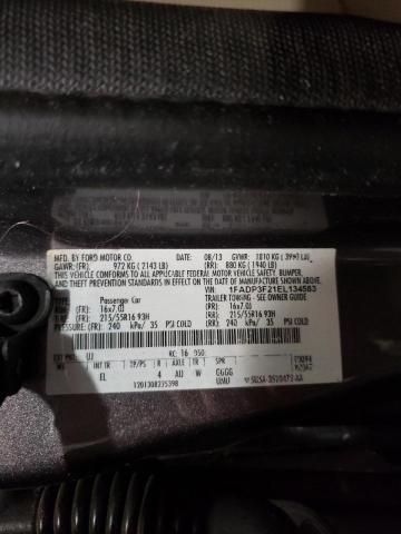 Photo 10 from auction – 2014 FORD FOCUS SE with VIN 1FADP3F21EL134583