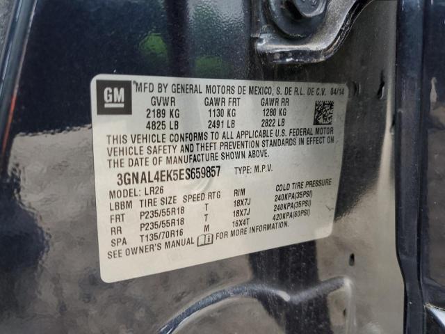 Photo 10 from auction – 2014 CHEVROLET CAPTIVA LT with VIN 3GNAL4EK5ES659857