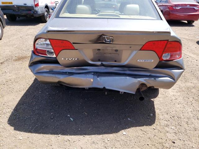 Photo 9 from auction – 2007 HONDA CIVIC HYBR with VIN JHMFA36217S017503