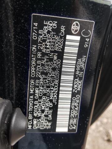 Photo 10 from auction – 2014 TOYOTA PRIUS with VIN JTDKN3DU8E0391530