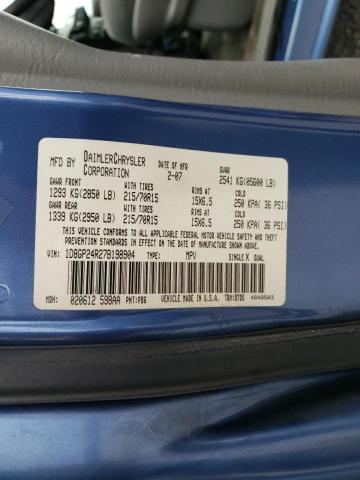 Photo 10 from auction – 2007 DODGE GRAND CARA with VIN 1D8GP24R27B198904