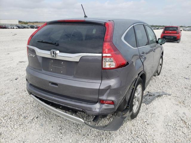 Photo 4 from auction – 2016 HONDA CR-V EX with VIN 2HKRM3H57GH565629