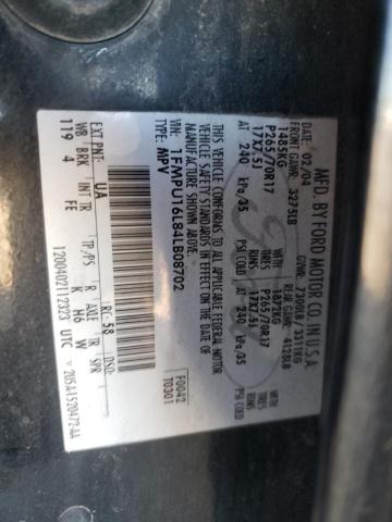 Photo 10 from auction – 2004 FORD EXPEDITION with VIN 1FMPU16L84LB08702