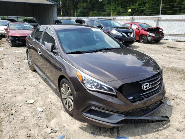 HYUNDAI SONATA SPO 2015 with VIN 5NPE34AF0FH191664 - Photo from auction