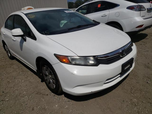 HONDA CIVIC LX 2012 with VIN 2HGFB2F52CH563362 - Photo from auction