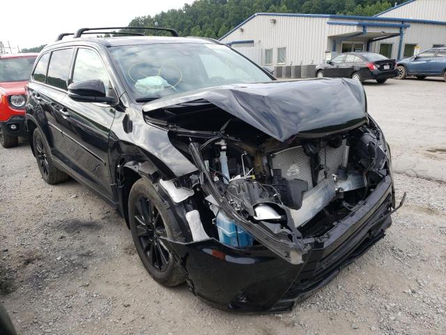 TOYOTA HIGHLANDER 2019 with VIN 5TDJZRFH0KS606734 - Photo from auction