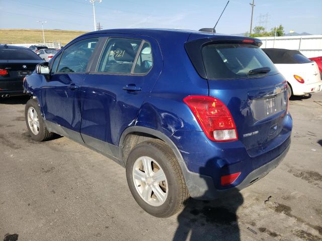 Photo 3 from auction – 2017 CHEVROLET TRAX LS with VIN 3GNCJNSB0HL179183